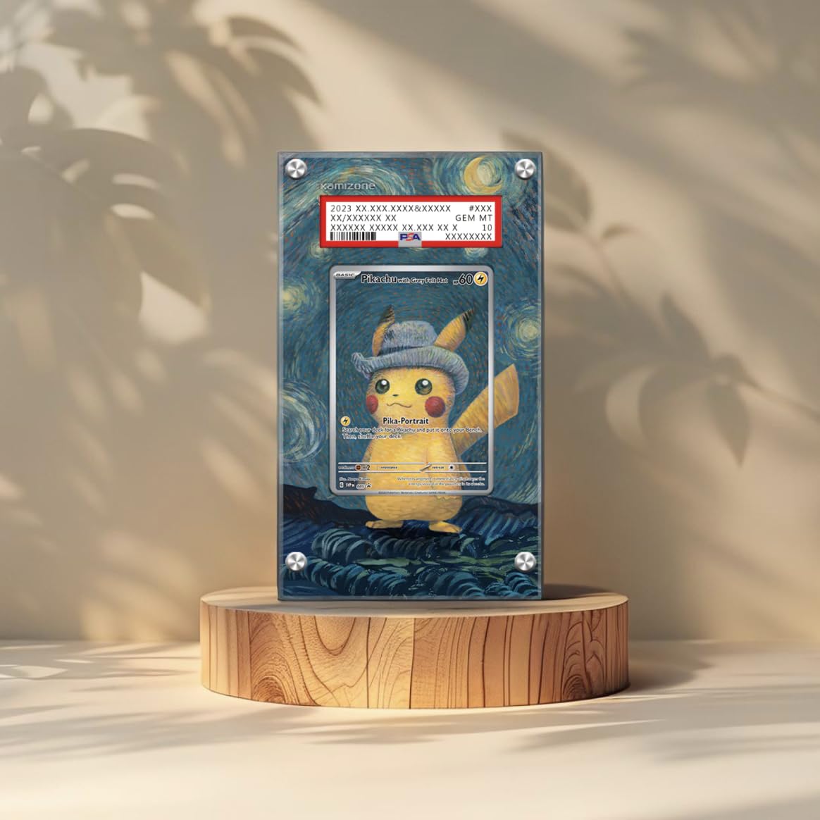 Display for Pikachu with Grey Felt Hat - Van Gogh Museum Promo